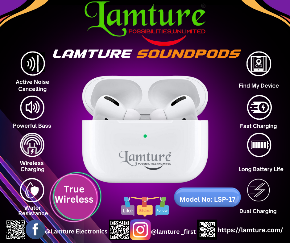 Lamture SoundPods- True Wireless Earbuds