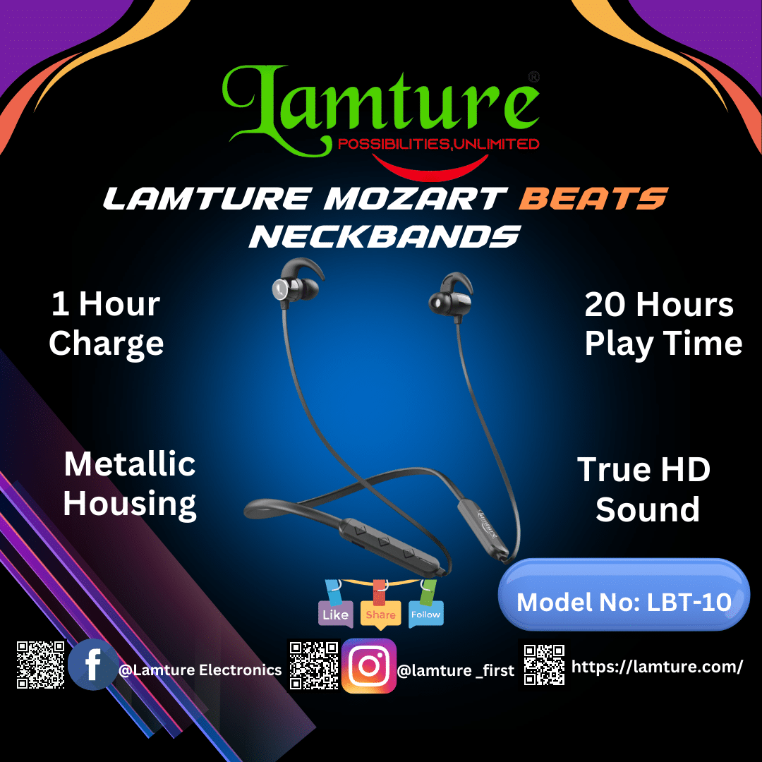 Lamture Mozart Beats BT Neckband.